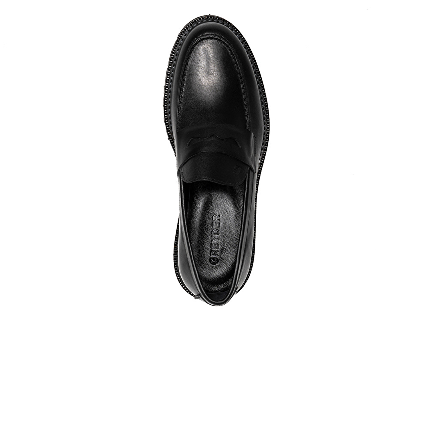 Erkek Siyah Hakiki Deri Klasik Ayakkabı 3K1UA75135-4