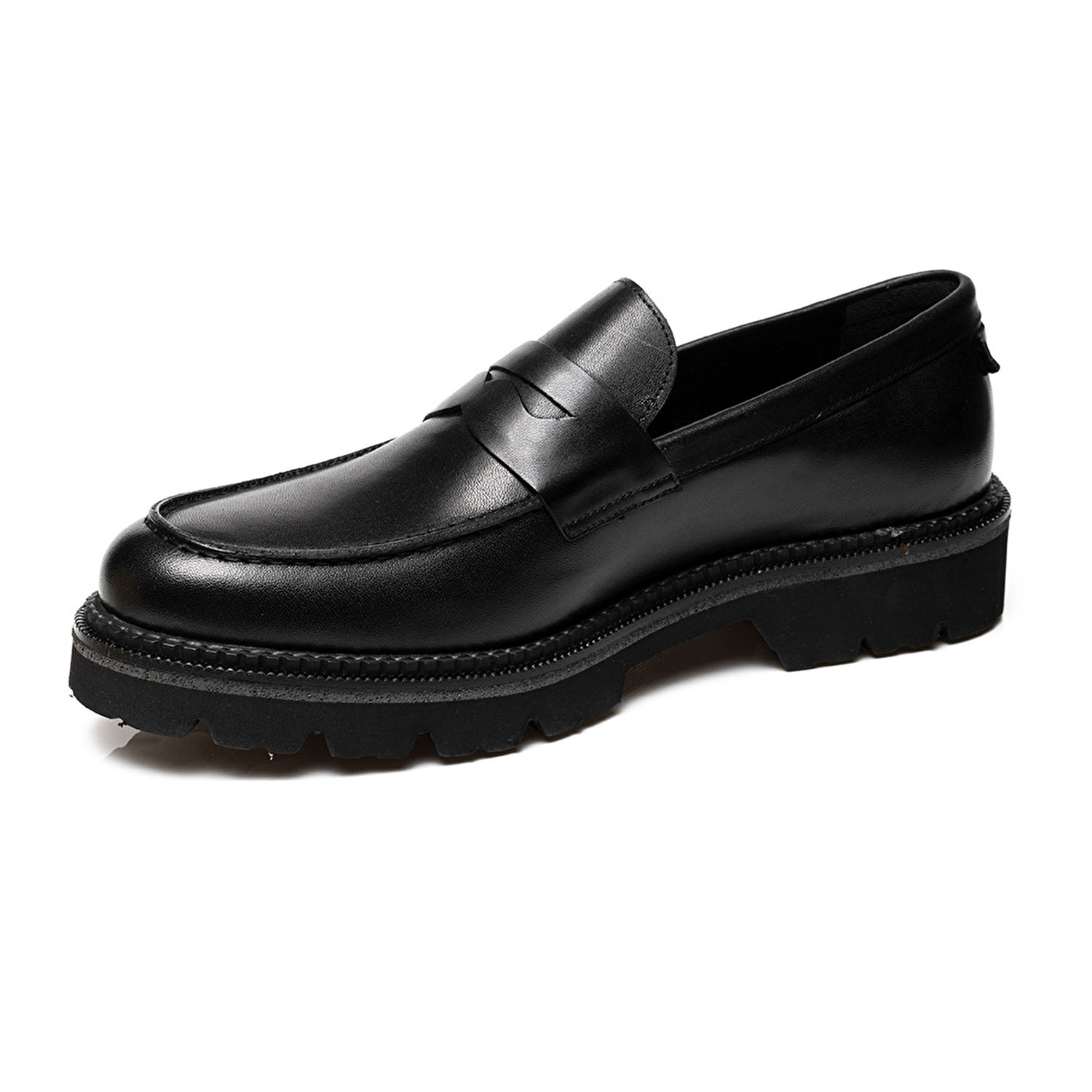 Erkek Siyah Hakiki Deri Klasik Ayakkabı 3K1UA75135-3