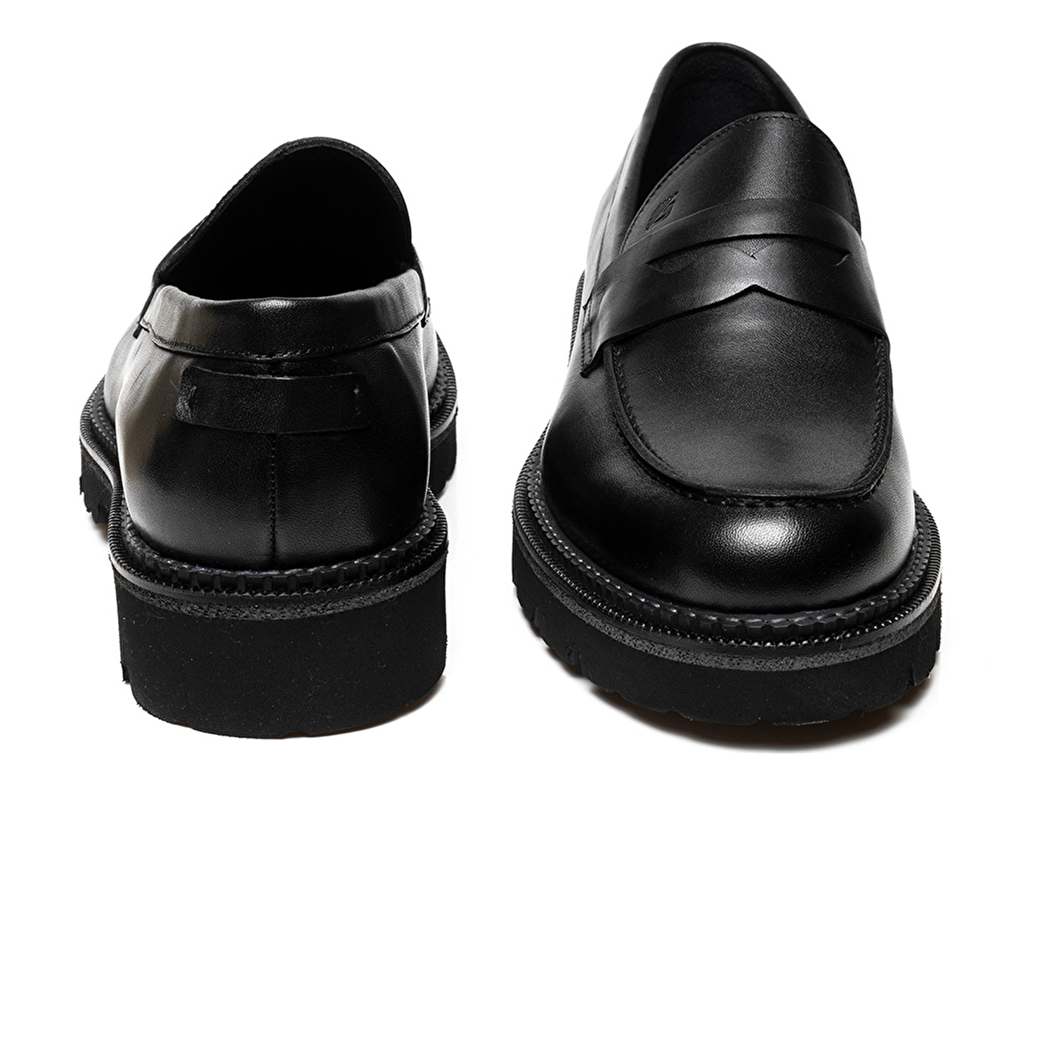 Erkek Siyah Hakiki Deri Klasik Ayakkabı 3K1UA75135-7