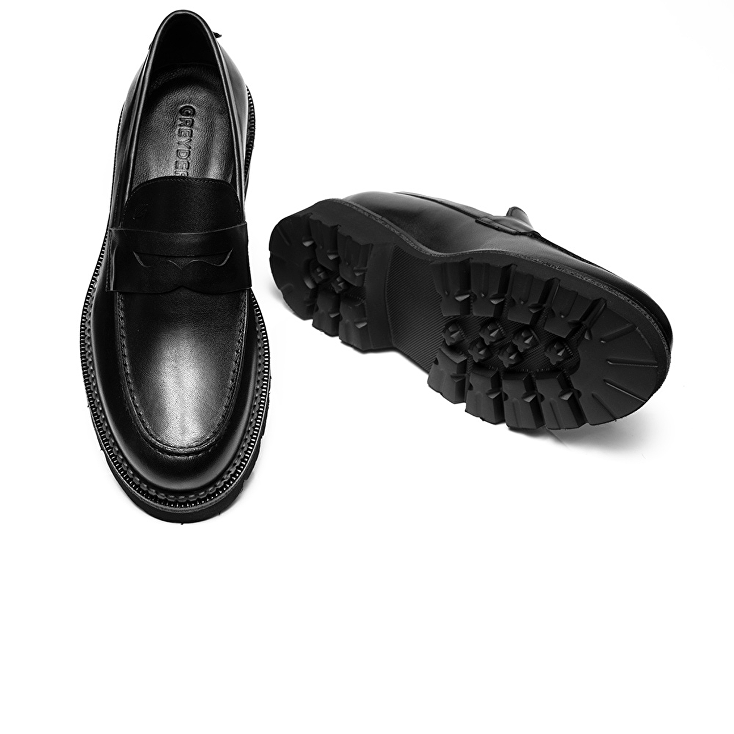 Erkek Siyah Hakiki Deri Klasik Ayakkabı 3K1UA75135-6