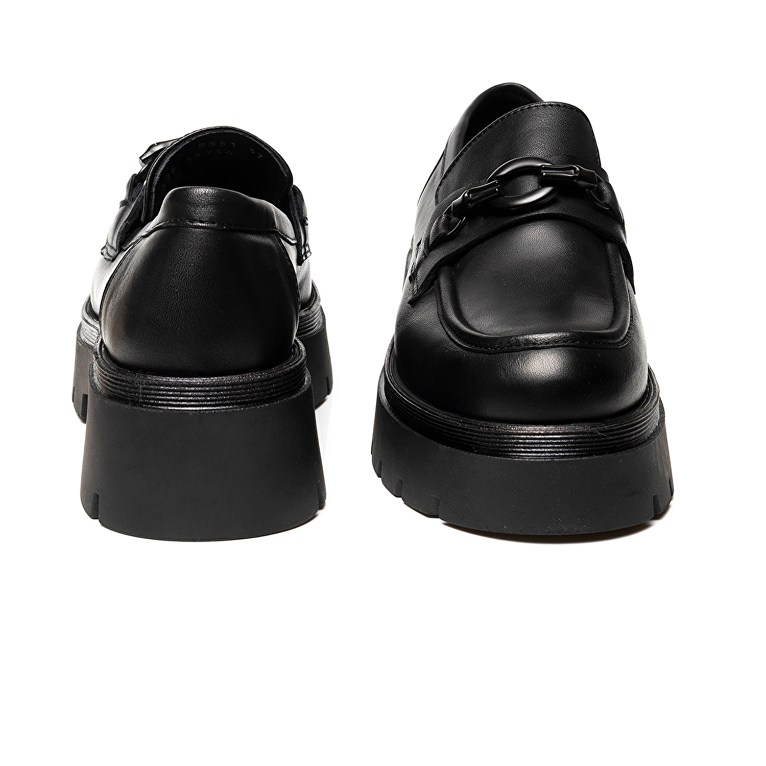 Kadın Siyah Hakiki Deri Loafer Ayakkabı 3K2CA32660-6