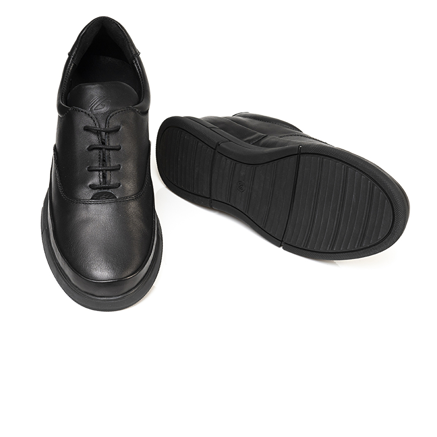Kadın Siyah Hakiki Deri Comfort Ayakkabı 3K2FA32680-5