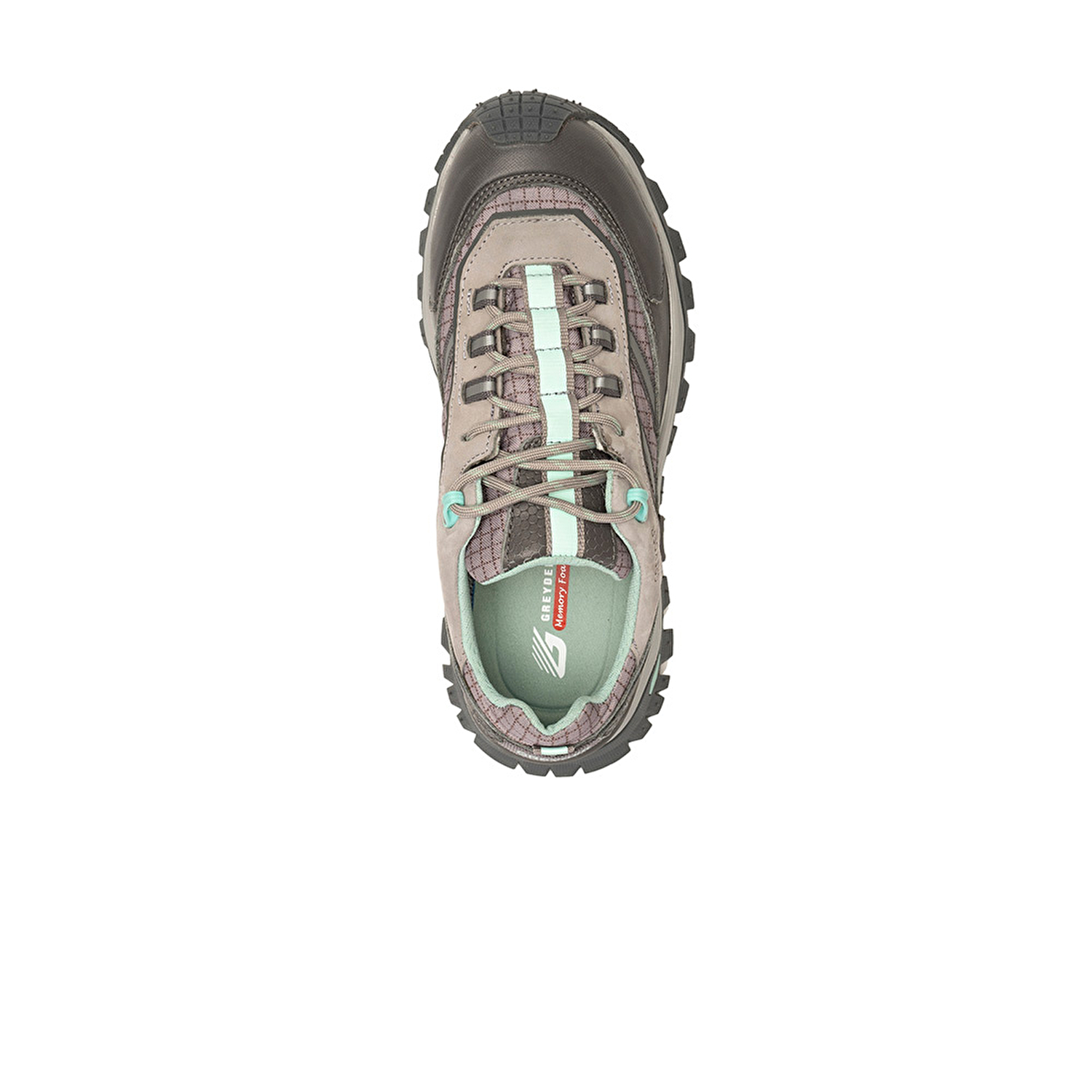 Kadın Gri Yeşil Su Geçirmez Ayakkabı 3K2GA16353-3