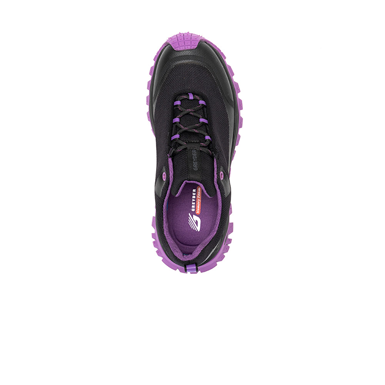 Kadın Siyah Mor Su Geçirmez Outdoor Ayakkabı 3K2GA16357-3