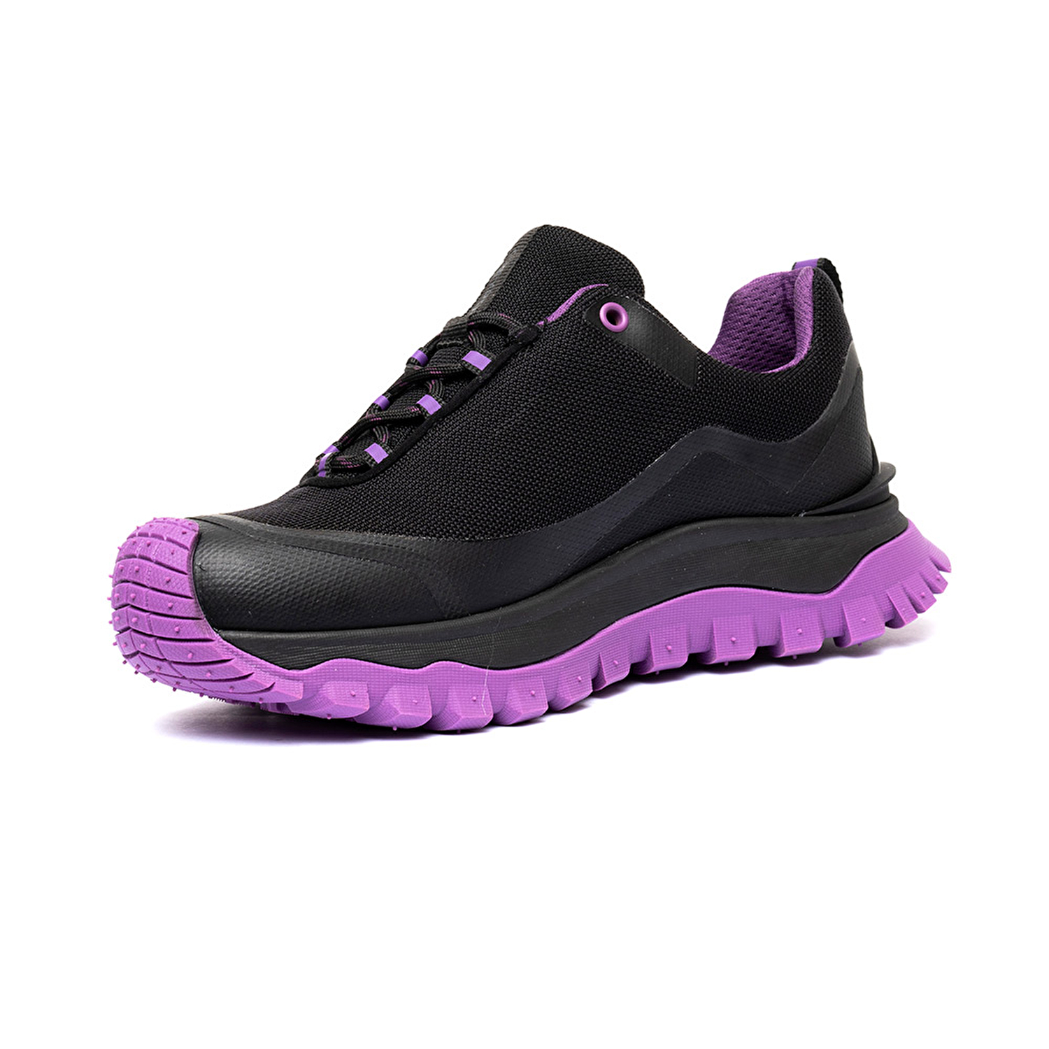 Kadın Siyah Mor Su Geçirmez Outdoor Ayakkabı 3K2GA16357-2
