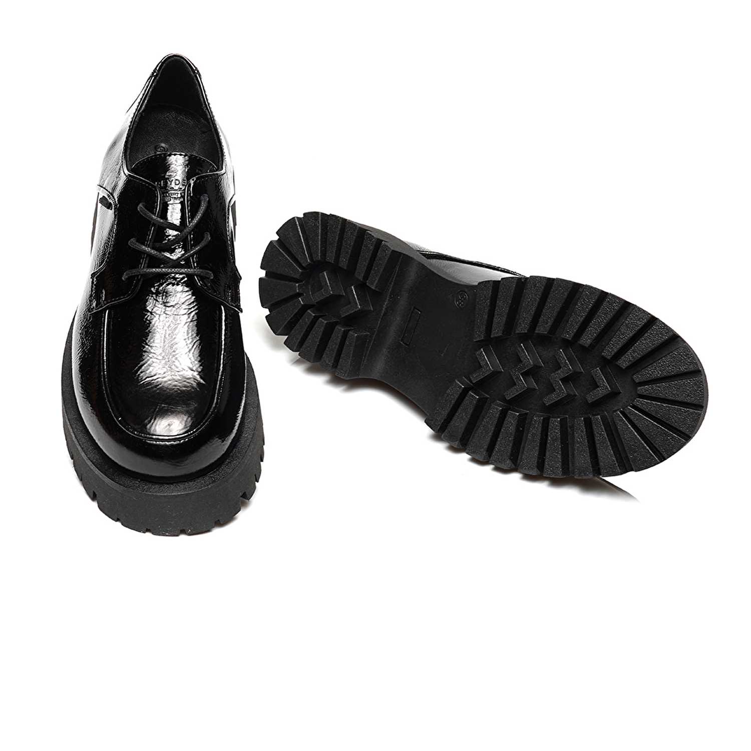 Kadın Siyah Hakiki Deri Oxford Ayakkabı 3K2KA31008-5