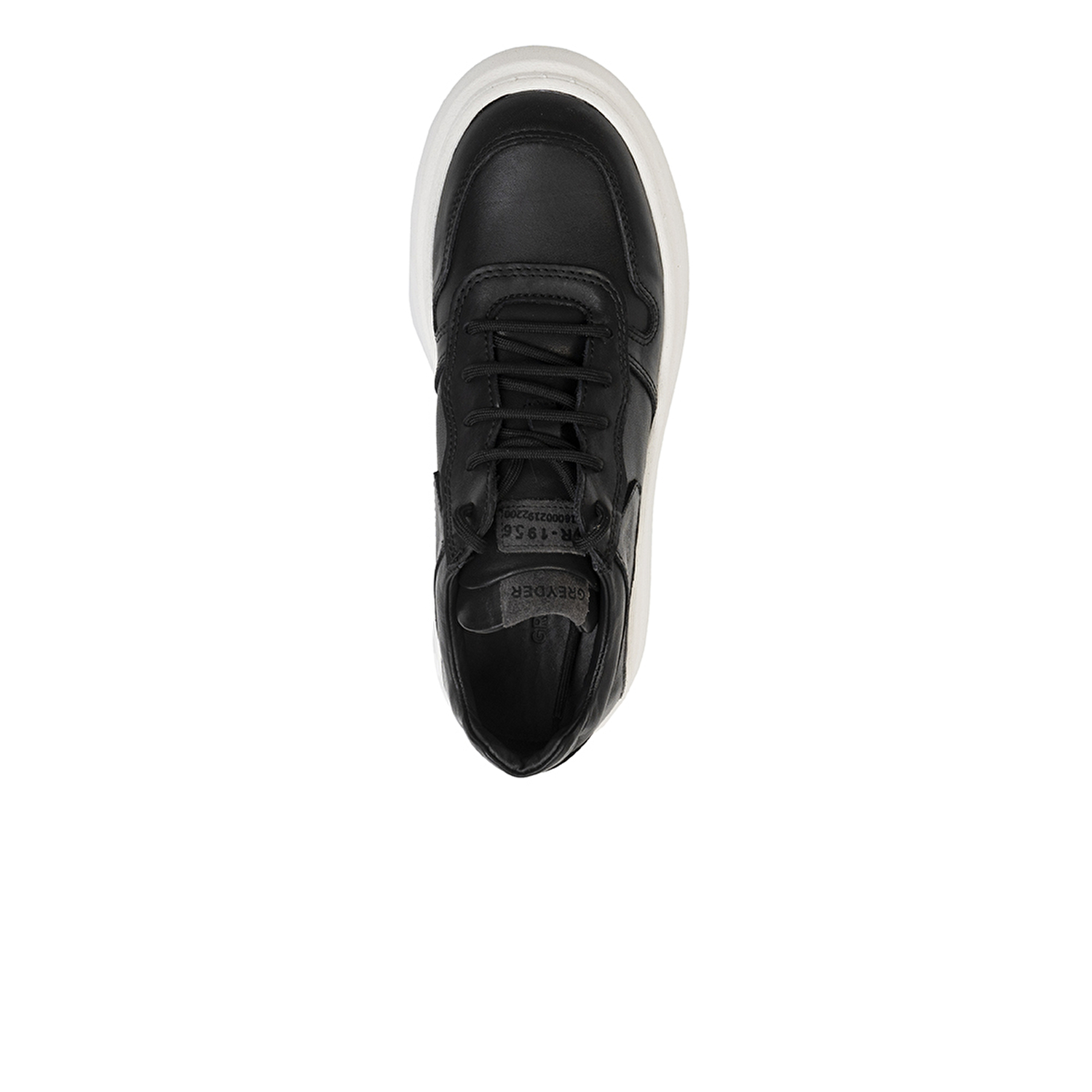 Kadın Siyah Hakiki Deri Sneaker Ayakkabı 3K2SA33120-3