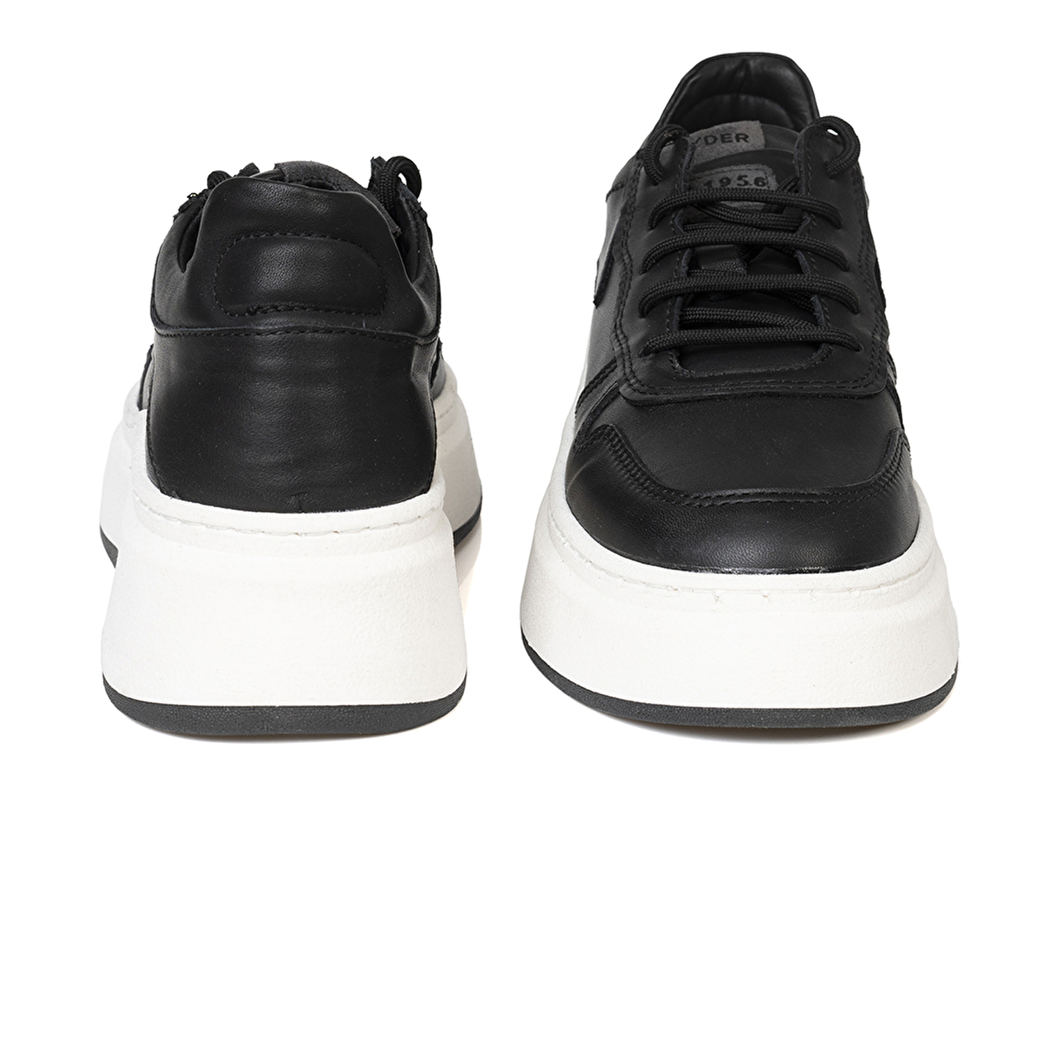 Kadın Siyah Hakiki Deri Sneaker Ayakkabı 3K2SA33120-6