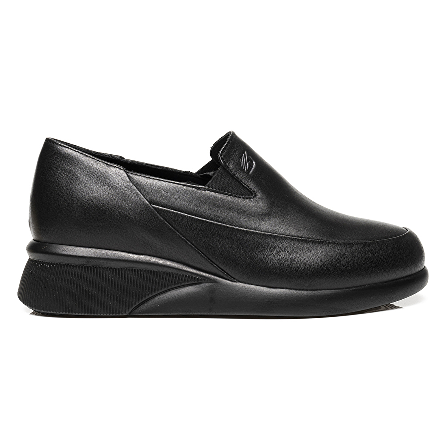 Kadın Siyah Hakiki Deri Comfort Ayakkabı 3K2UA33350-1