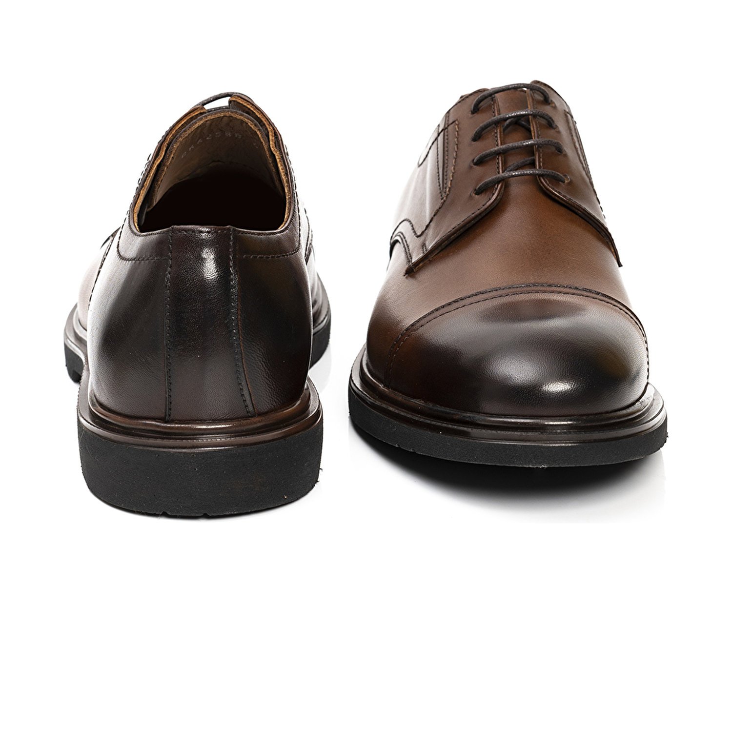 Erkek Kahverengi Hakiki Deri Klasik Ayakkabı 3Y1KA62588-6