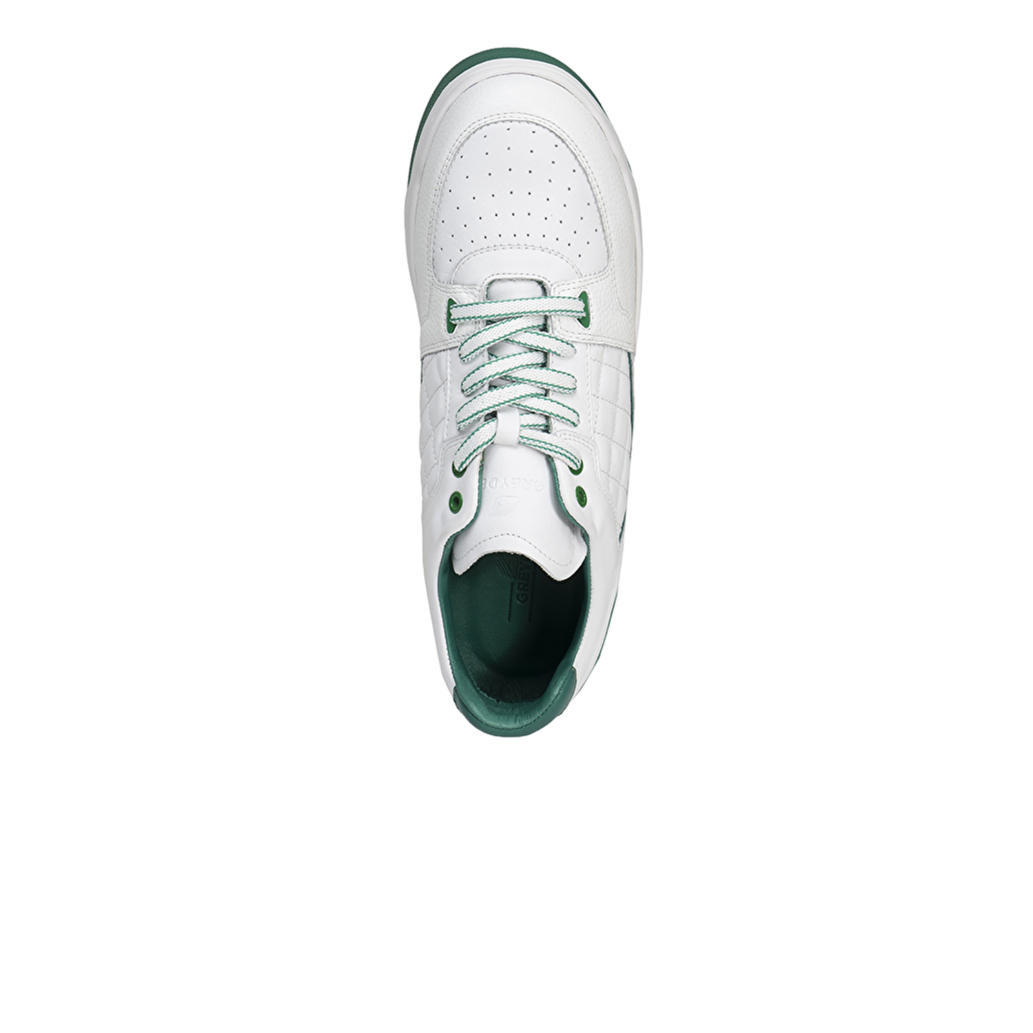 Erkek Beyaz Yeşil Hakiki Deri Ayakkabı 3Y1SA17000-4