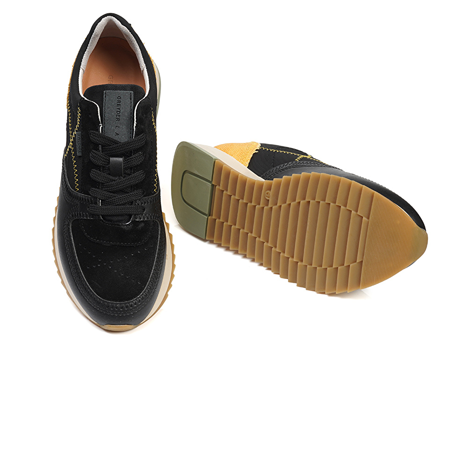 GreyderLAB Erkek Siyah Ayakkabı 3Y1SA20090-5