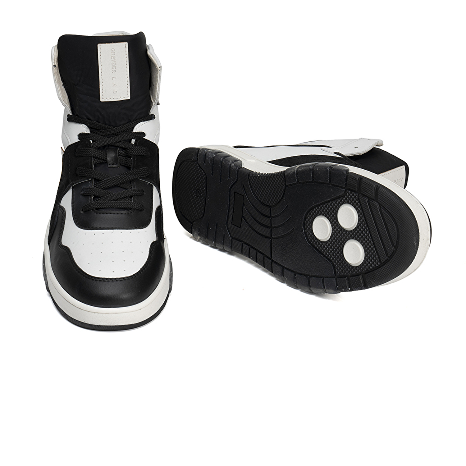 GreyderLAB Erkek Siyah Beyaz Ayakkabı 3Y1SB20061-5