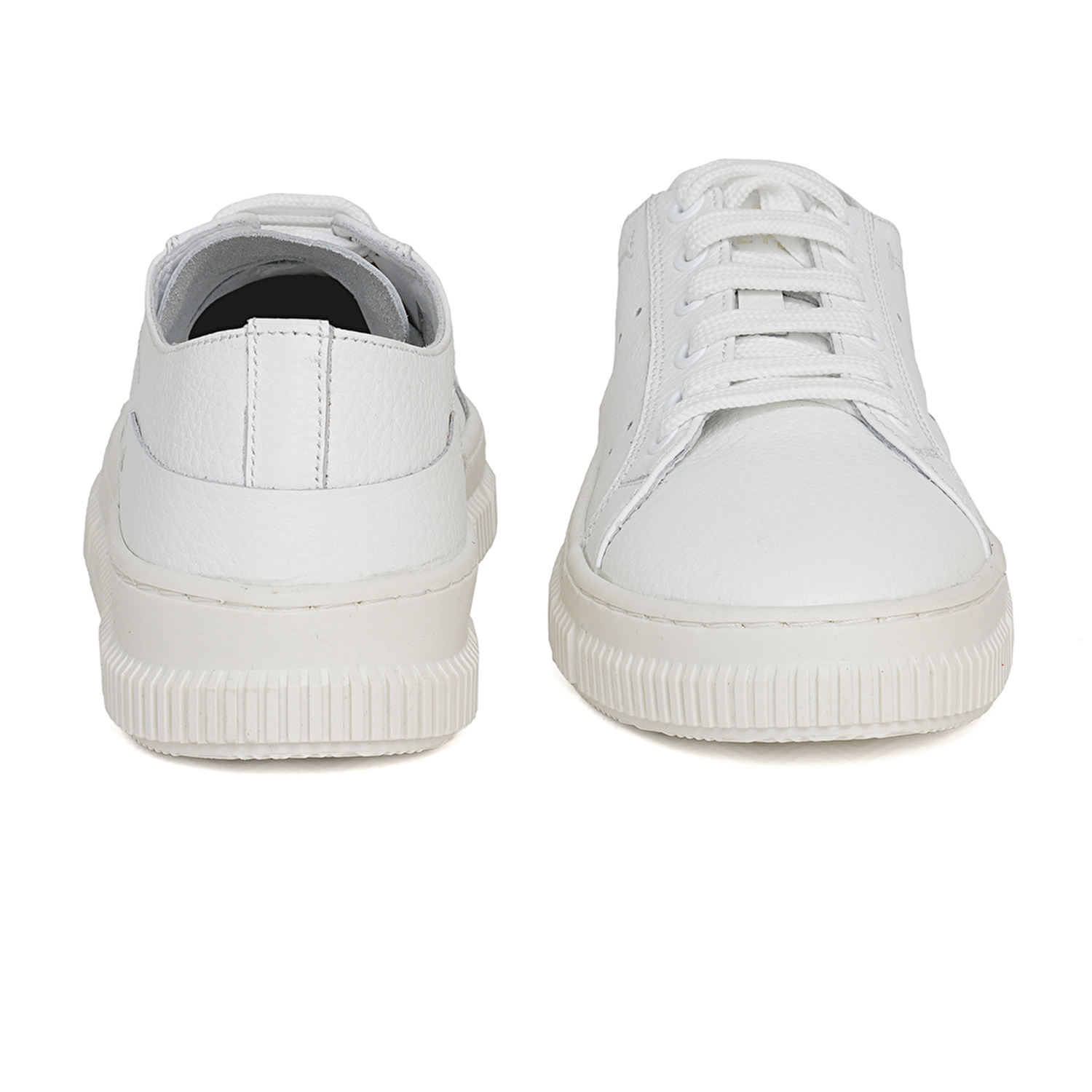 Kadın Beyaz Hakiki Deri Sneaker Ayakkabı 3Y2CA50753-6