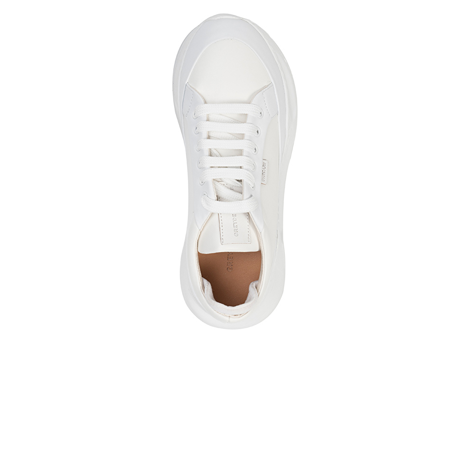 Kadın Beyaz Hakiki Deri Spor Ayakkabı 3Y2SA45001-3