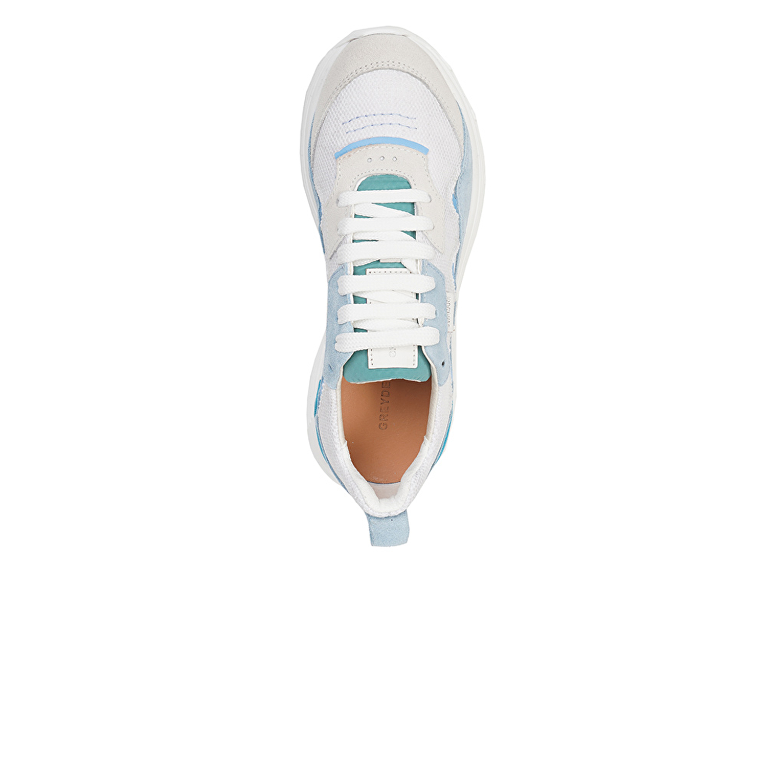 GreyderLAB Kadın Beyaz Hakiki Deri Spor Ayakkabı 3Y2SA45030-3