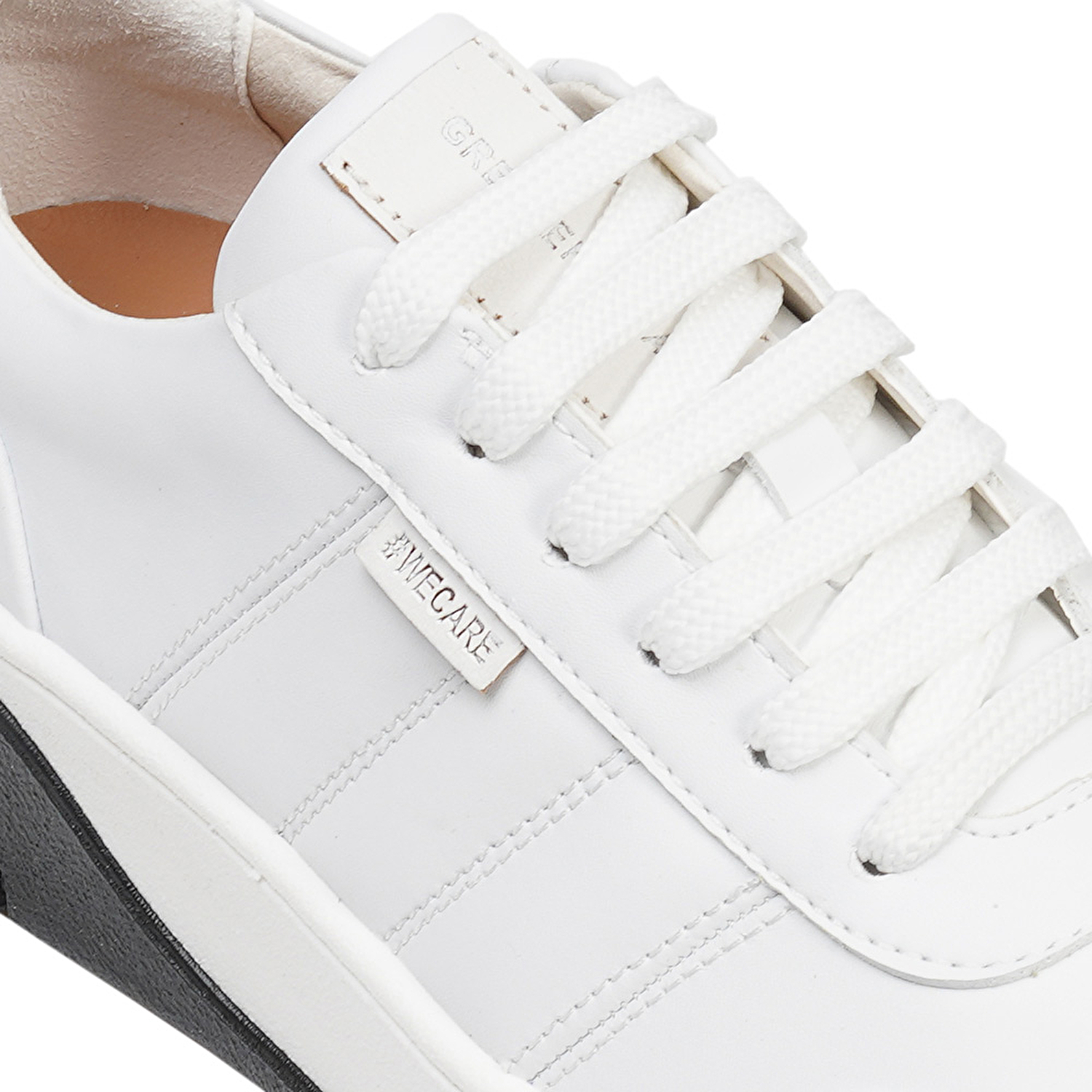GreyderLAB Kadın Siyah Beyaz Hakiki Deri Sneaker Ayakkabı 3Y2SA45050-4