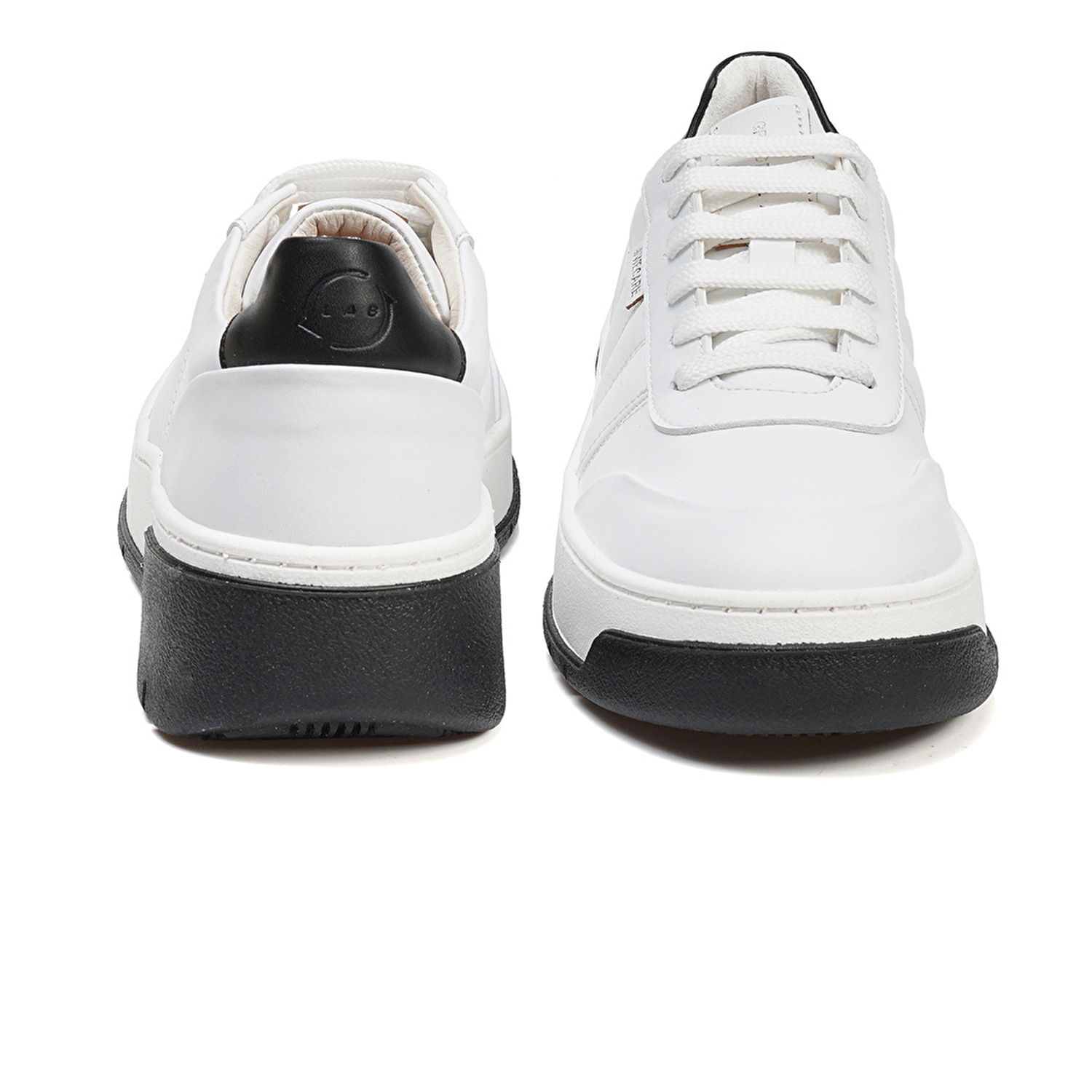 GreyderLAB Kadın Siyah Beyaz Hakiki Deri Sneaker Ayakkabı 3Y2SA45050-6
