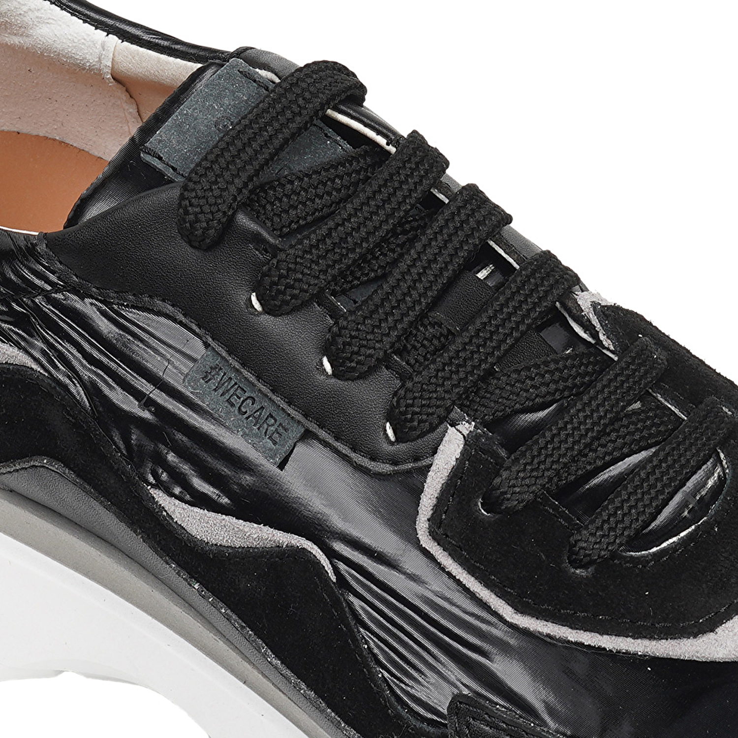 GreyderLAB Kadın Siyah Hakiki Deri Spor Ayakkabı 3Y2SA45060-4