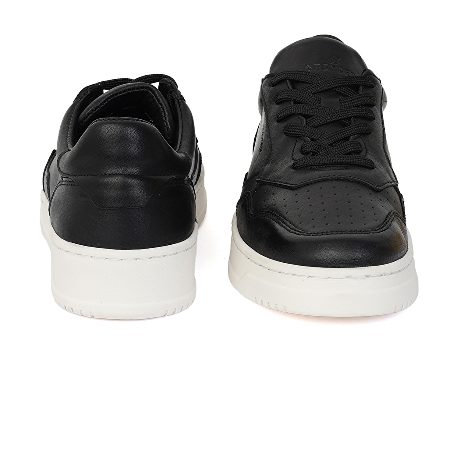Kadın Siyah Hakiki Deri Sneaker Ayakkabı 3Y2SA50742-7