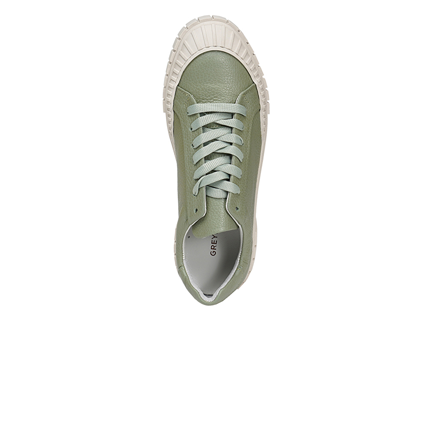 Kadın Yeşil Hakiki Deri Sneaker Ayakkabı 3Y2SA50765-4