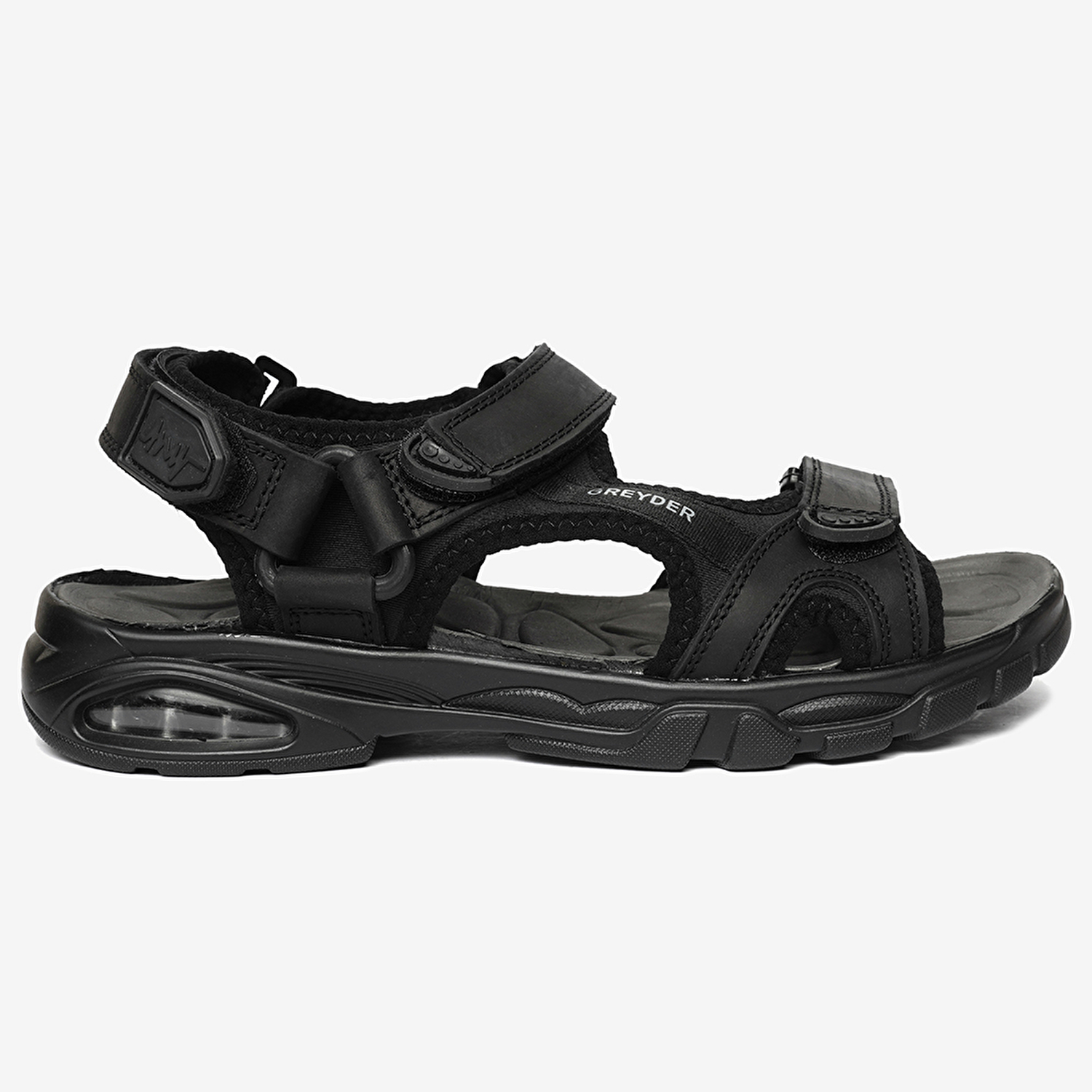 Erkek Siyah Hakiki Deri Sandalet 4Y1CS14520-2