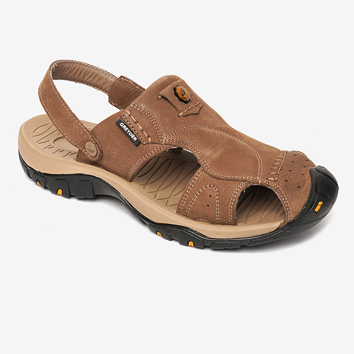 Erkek Kum Hakiki Deri Sandalet 4Y1CS14631-1