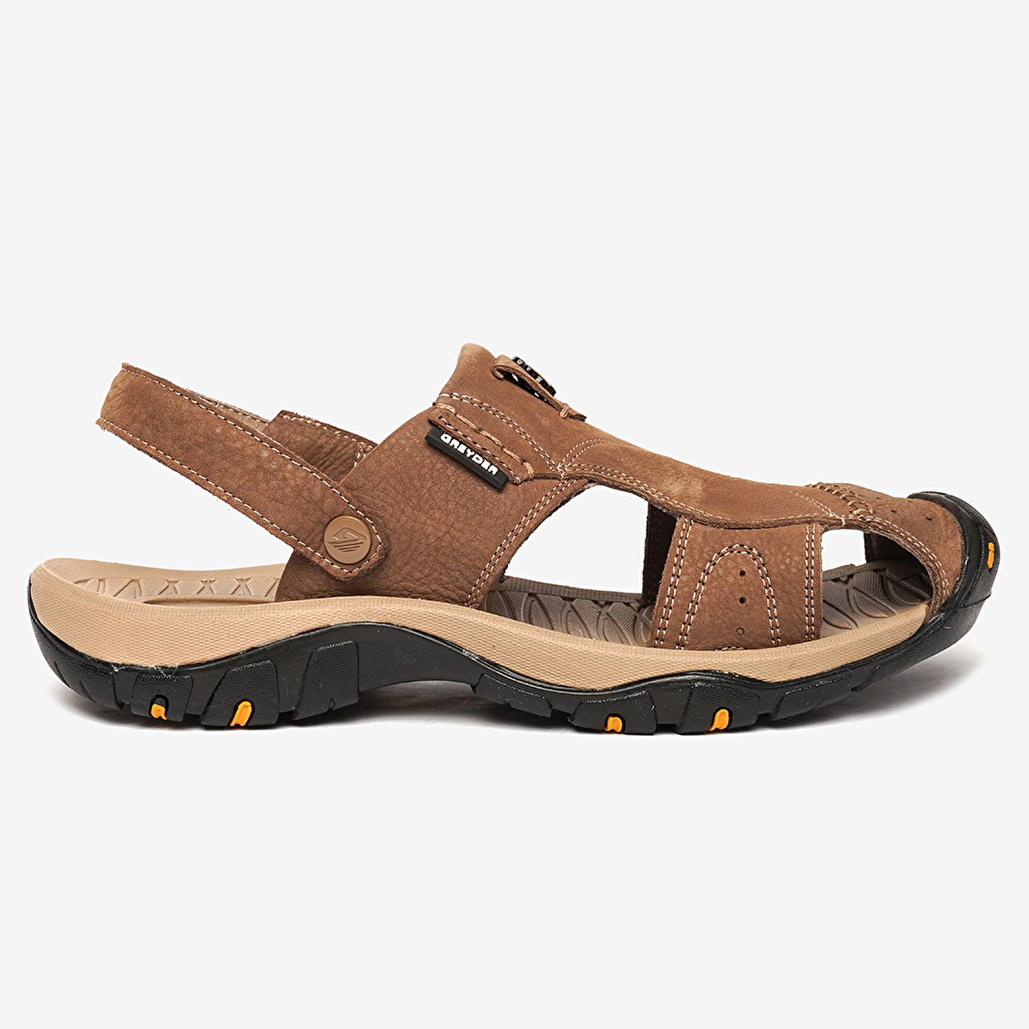 Erkek Kum Hakiki Deri Sandalet 4Y1CS14631-4