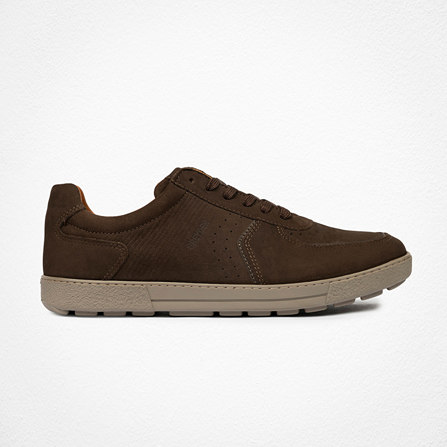 Erkek Kahverengi Hakiki Deri Sneaker Ayakkabı 4Y1HA00124-2