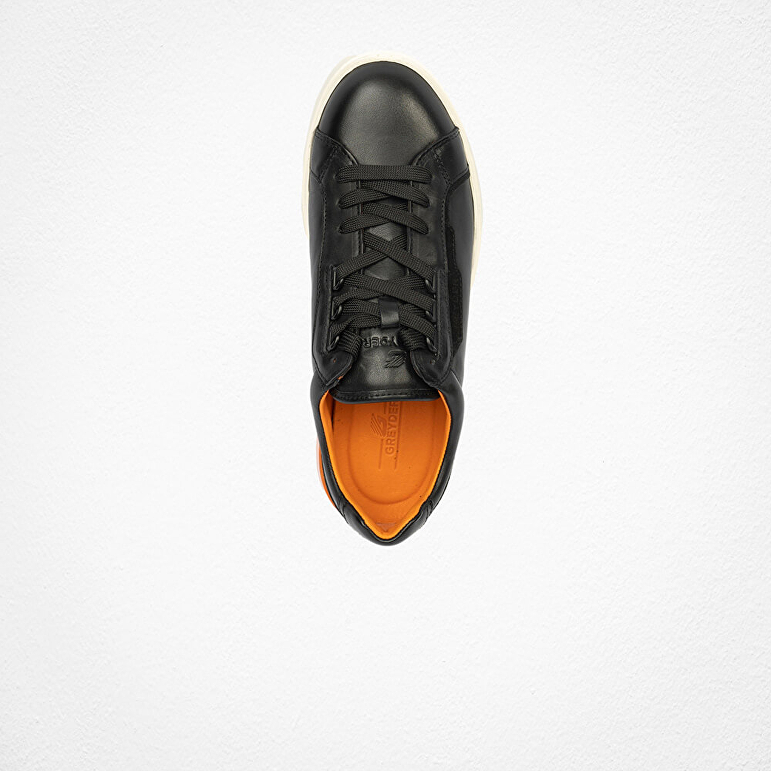 Erkek Siyah Hakiki Deri Sneaker Ayakkabı 4Y1SA17430-4