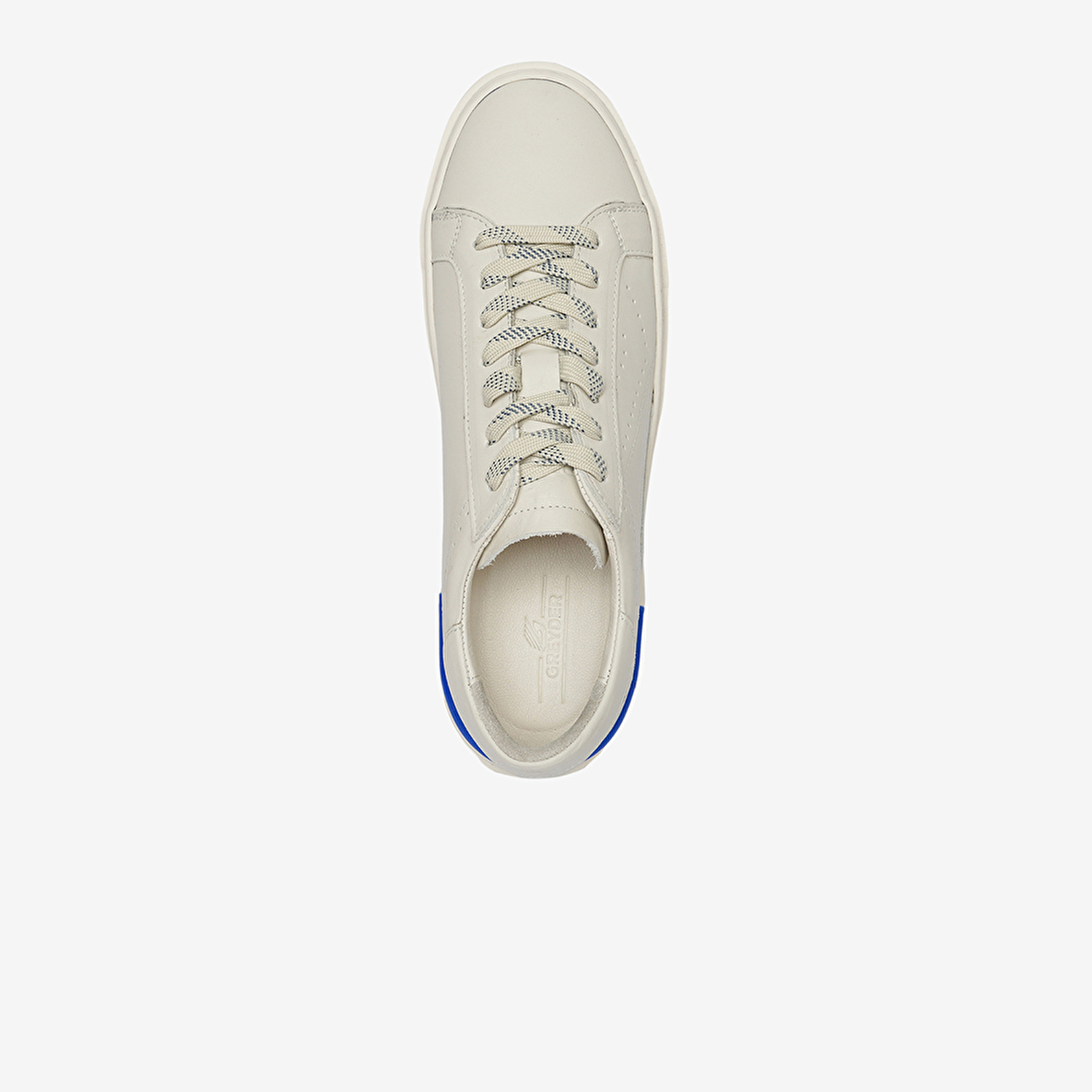 Erkek Beyaz Hakiki Deri Sneaker Ayakkabı 4Y1SA17490-4