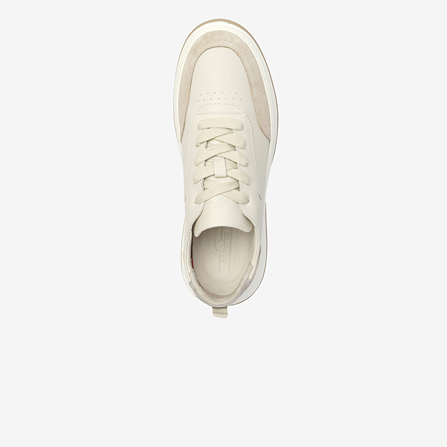 Erkek Açık Vizon Hakiki Deri Sneaker Ayakkabı 4Y1SA17511-4