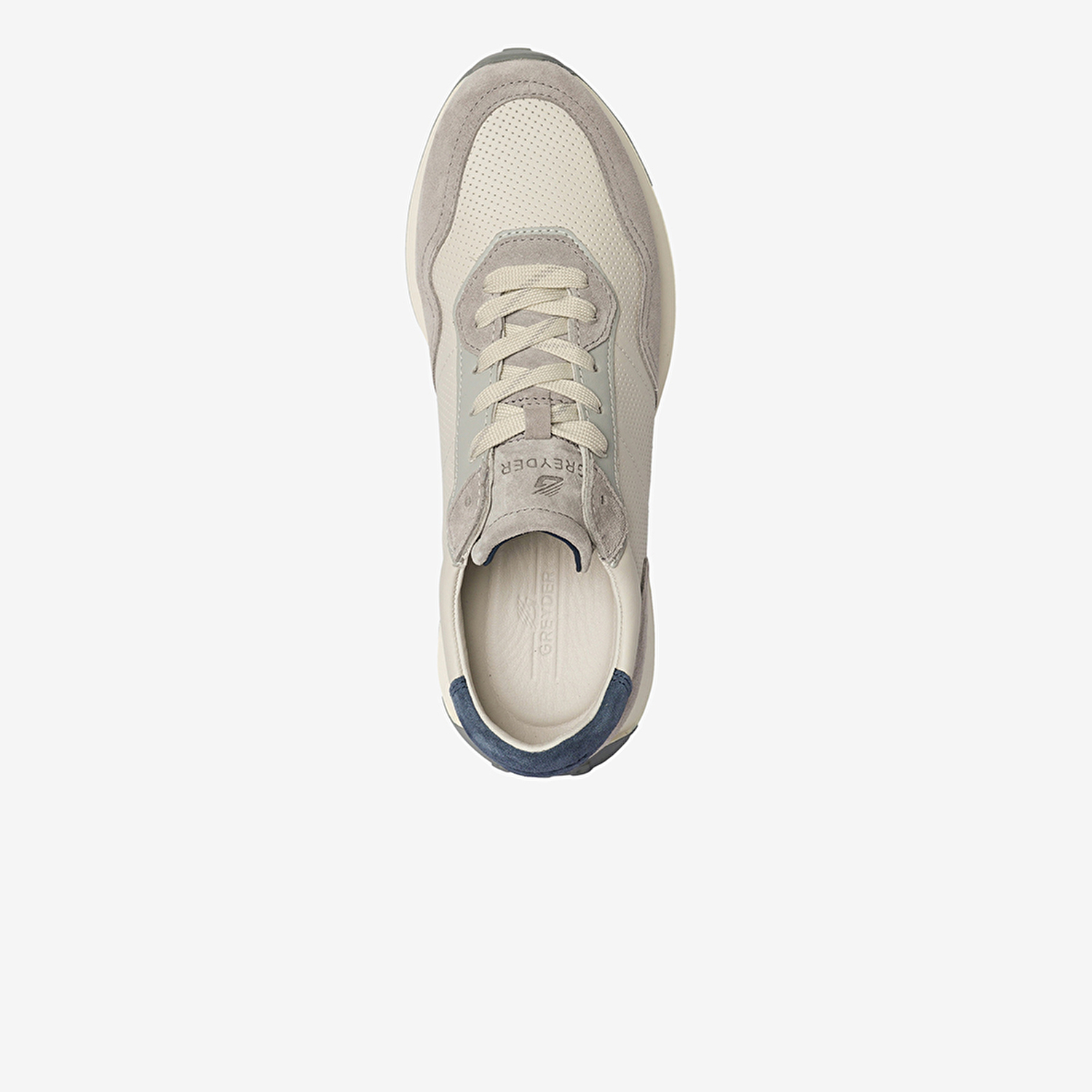 Erkek Açık Gri Hakiki Deri Sneaker Ayakkabı 4Y1UA17310-4