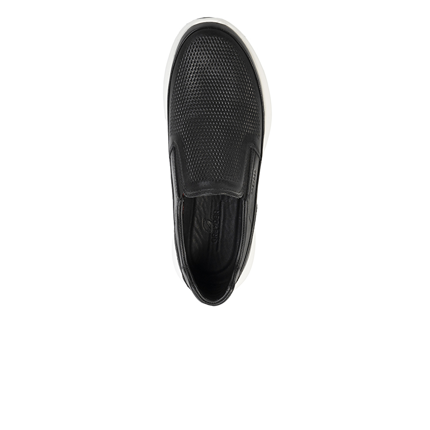 Erkek Siyah Hakiki Deri Sneaker Ayakkabı 4Y1UA17361-3