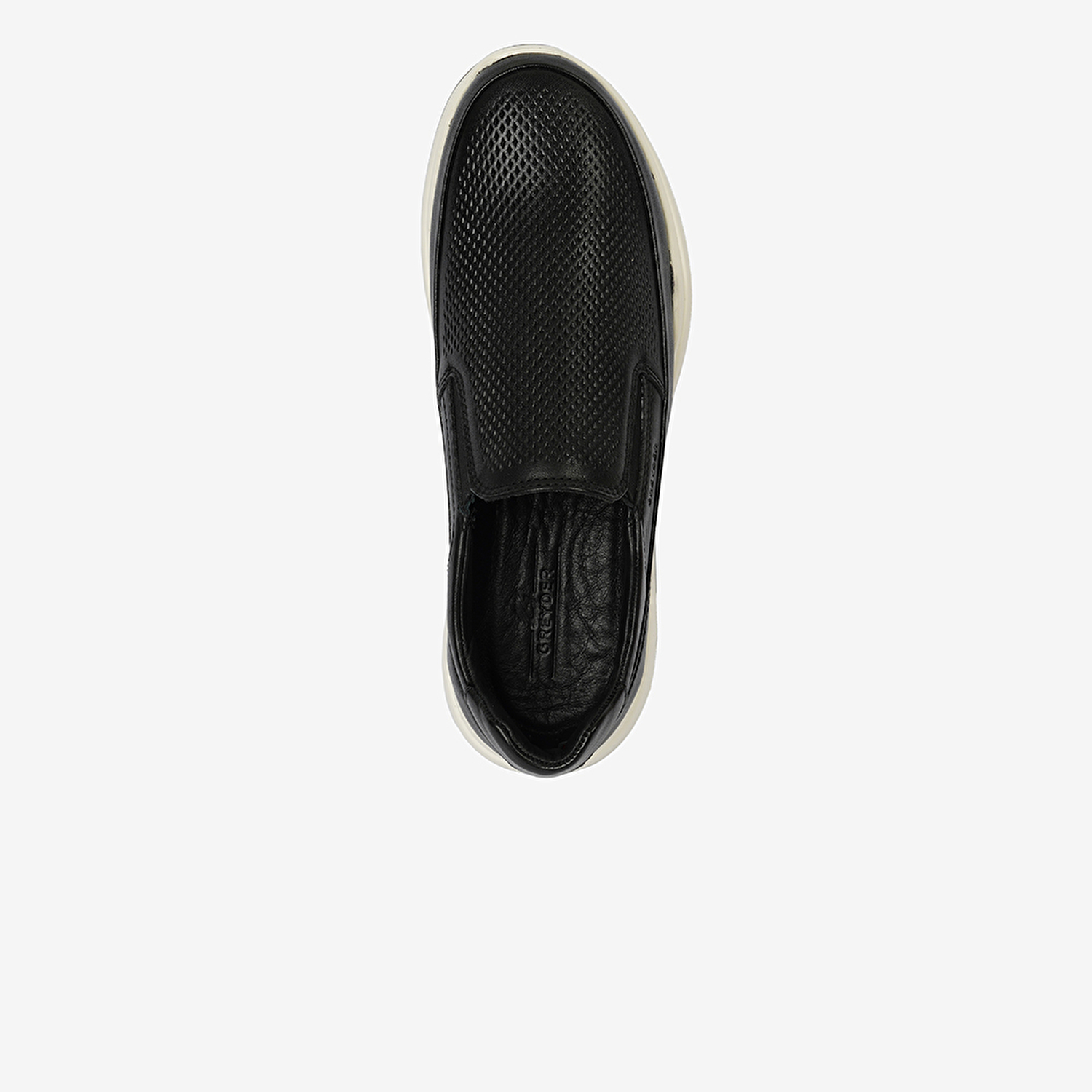 Erkek Siyah Hakiki Deri Sneaker Ayakkabı 4Y1UA17361-4