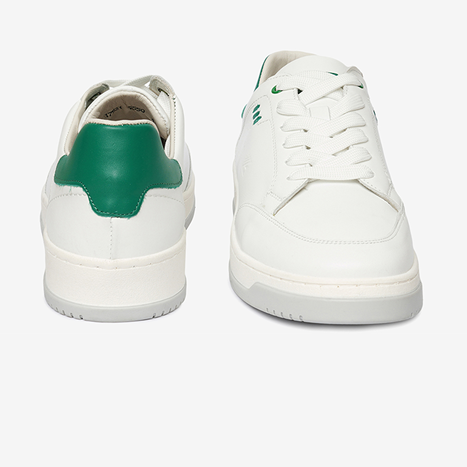 Erkek Beyaz Hakiki Deri Sneaker Ayakkabı 4Y1UA17521-7