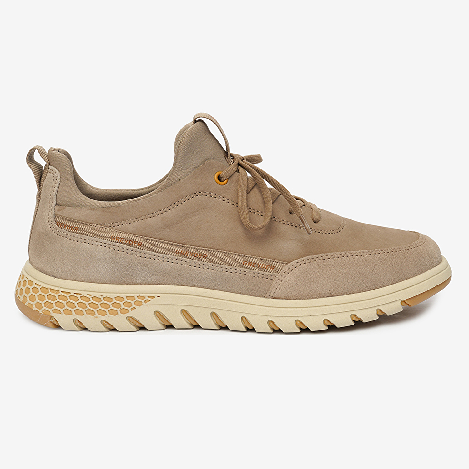 Erkek Koyu Vizon Hakiki Deri Sneaker Ayakkabı 4Y1UA17611-2
