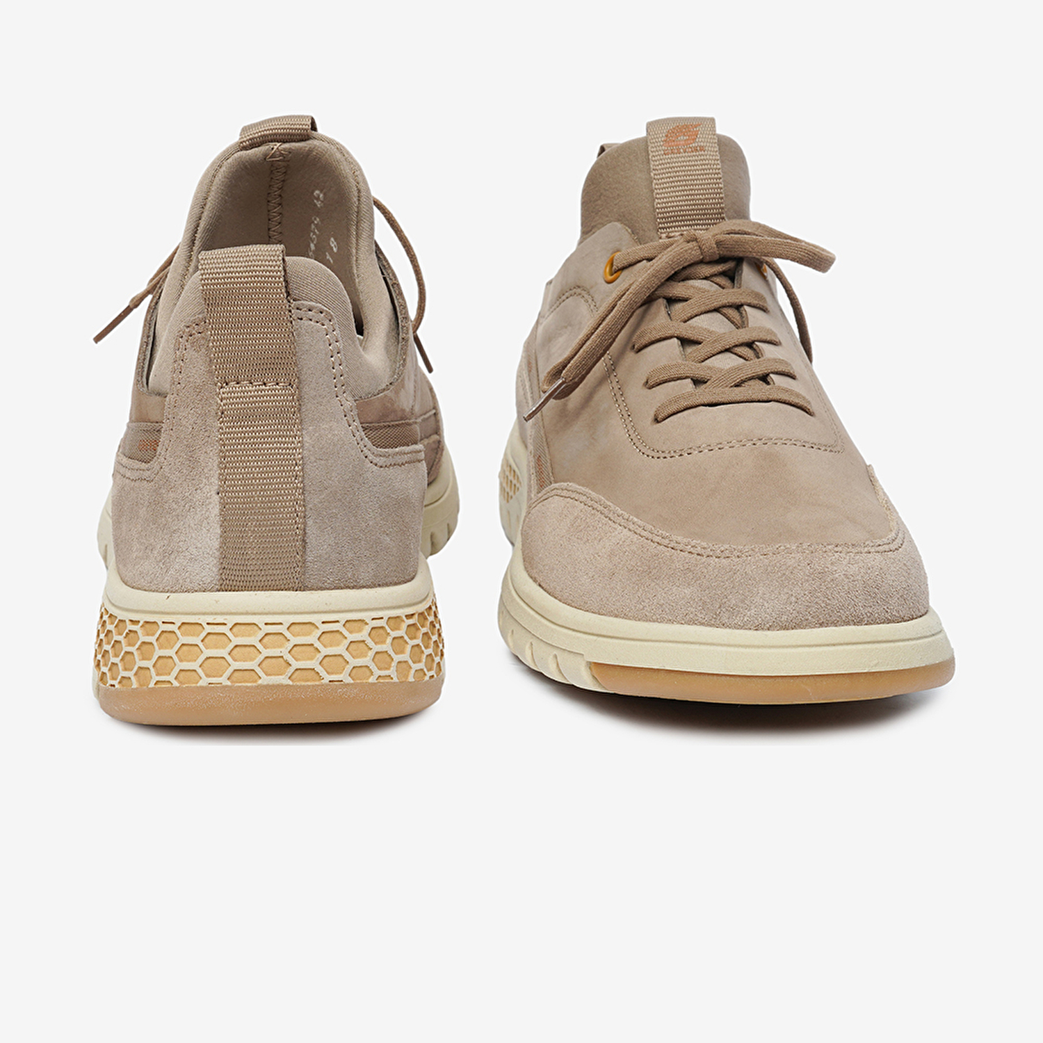 Erkek Koyu Vizon Hakiki Deri Sneaker Ayakkabı 4Y1UA17611-7