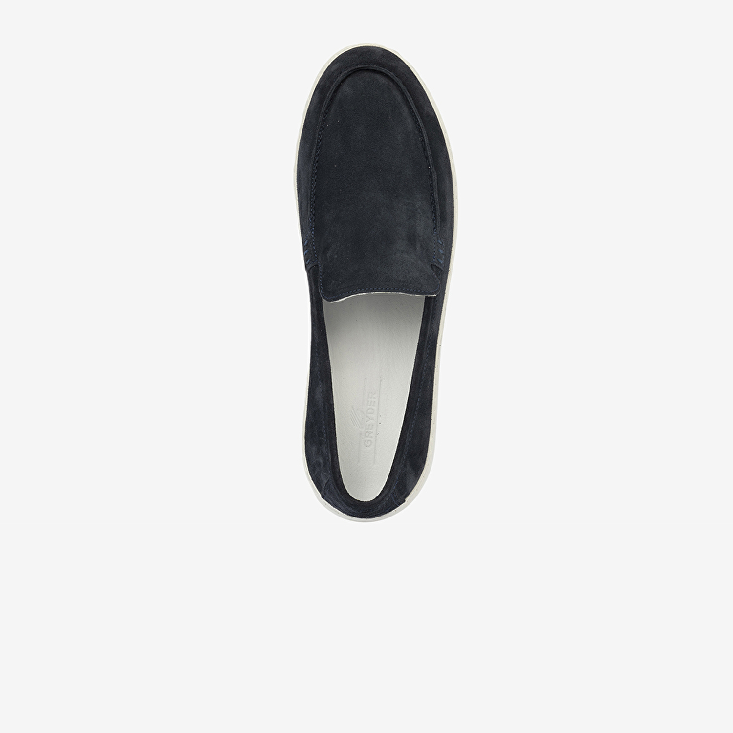 Erkek Lacivert Hakiki Deri Loafer Ayakkabı 4Y1UA64565-6