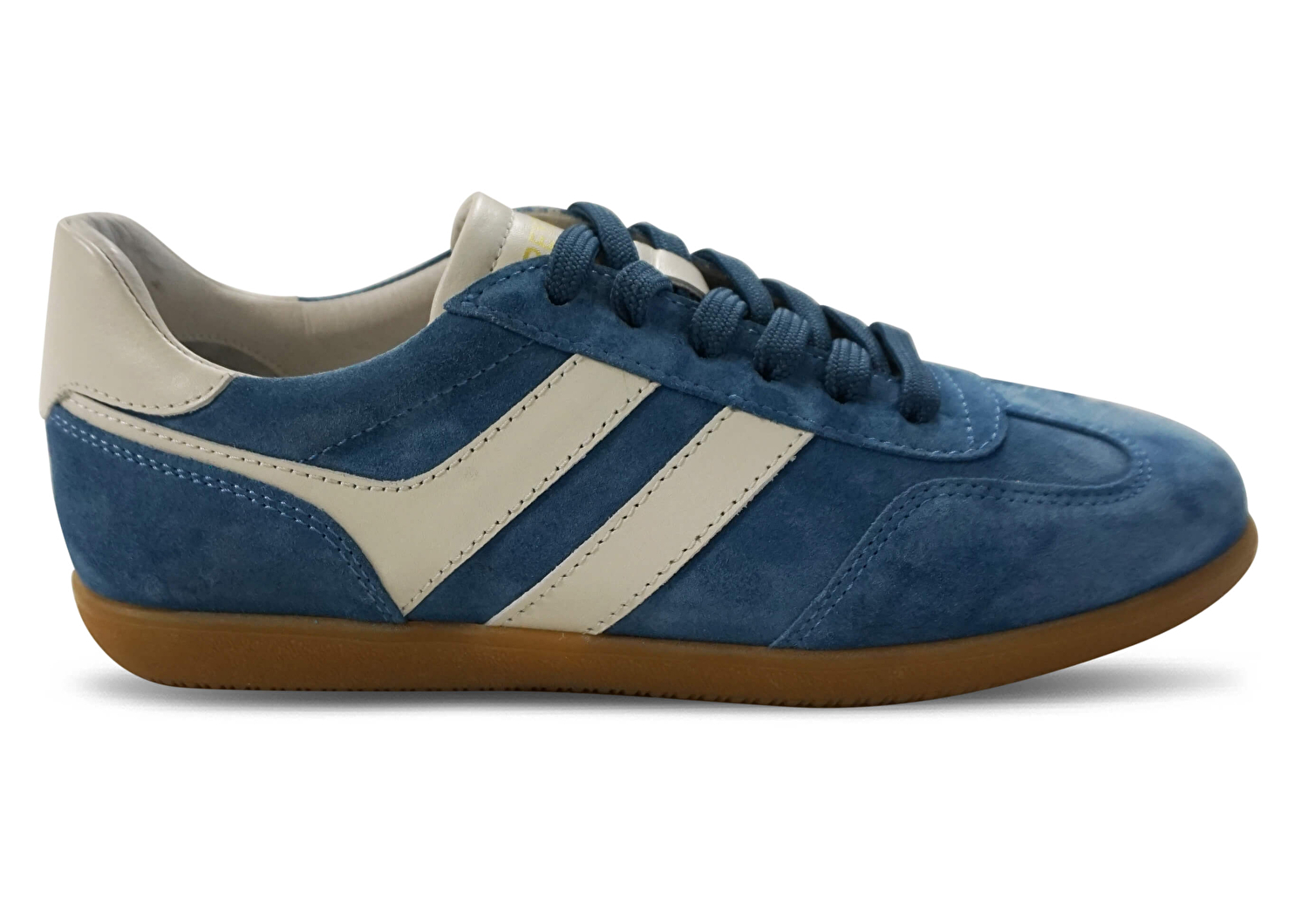 Kadın İndigo Süet Hakiki Deri Sneaker Ayakkabı 4Y2CA59180	-1