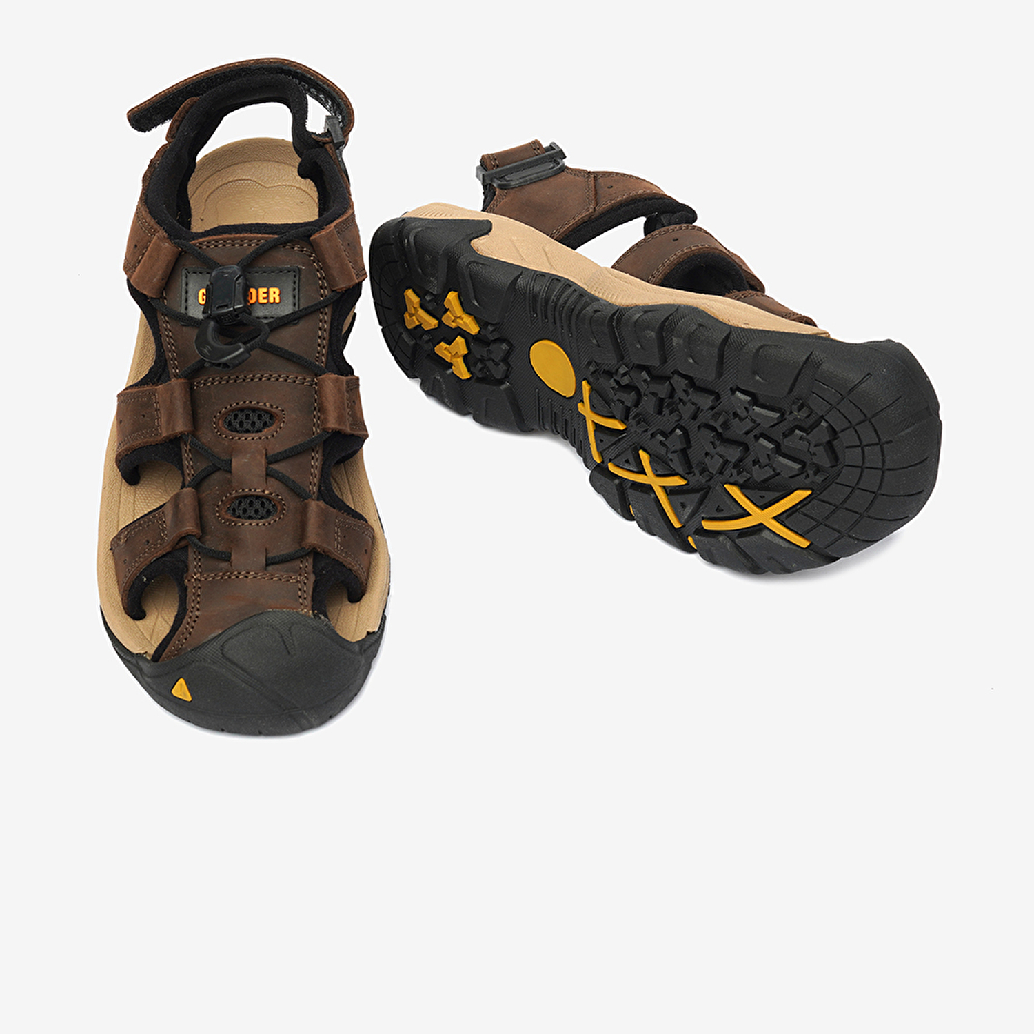 Kadın Kahverengi Hakiki Deri Sandalet 4Y2CS30641-6