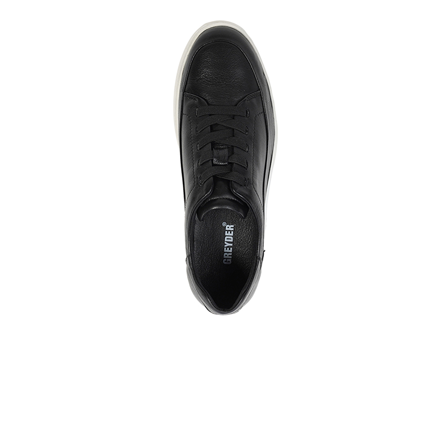 Kadın Siyah Hakiki Deri Sneaker Ayakkabı 4Y2FA59052-3