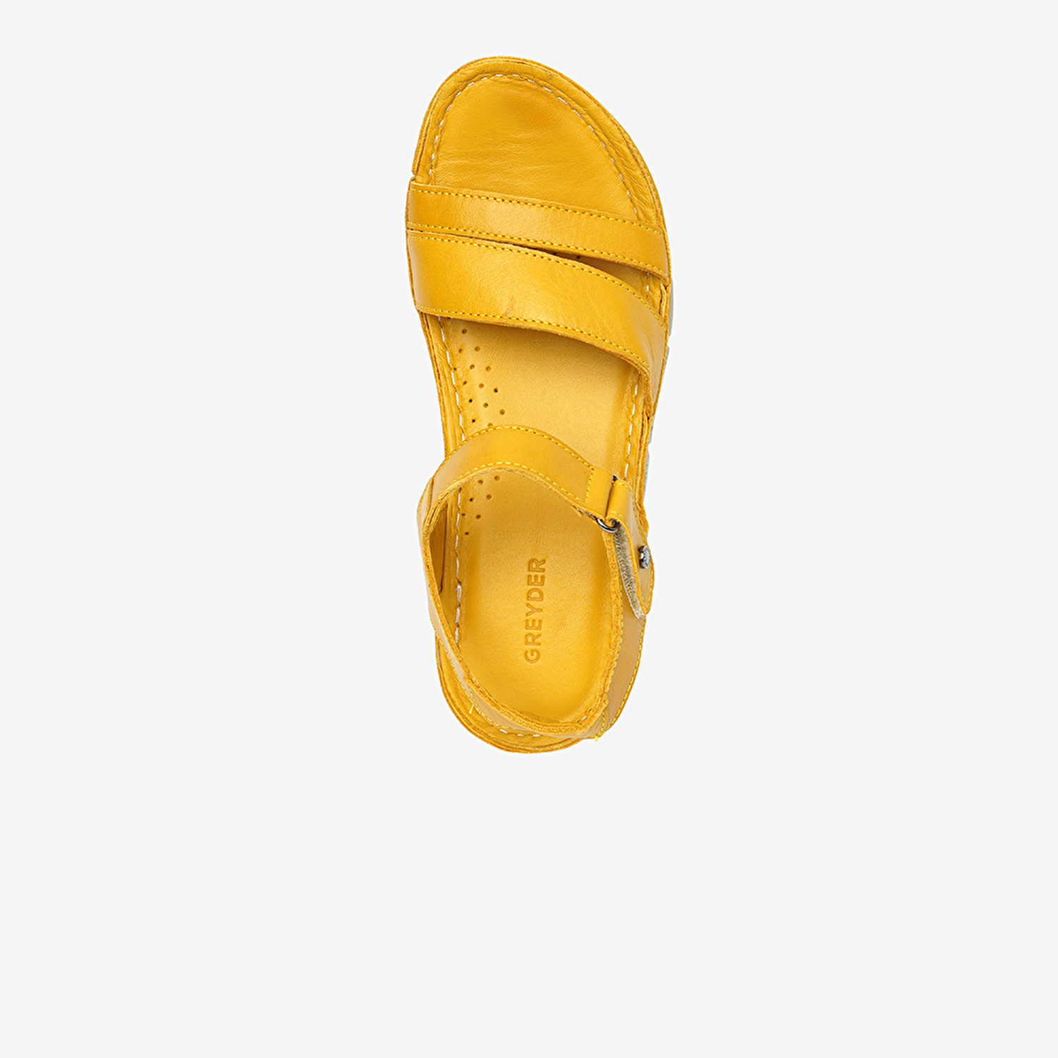 Kadın Sarı Hakiki Deri Sandalet 4Y2FS57472-4