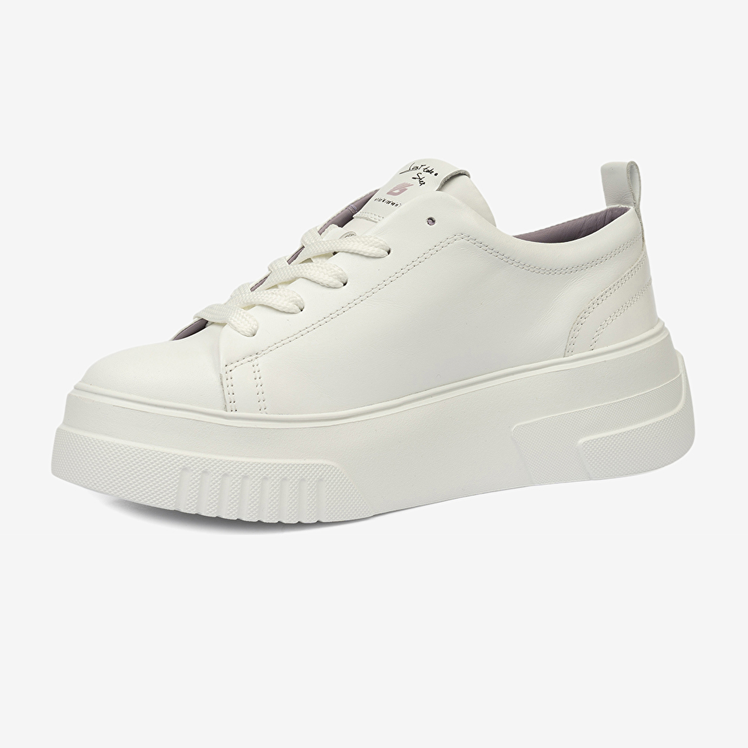 Kadın Beyaz Hakiki Deri Sneaker Ayakkabı 4Y2SA33710-3