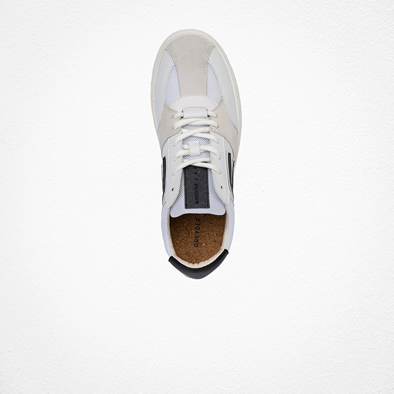 GreyderLAB Kadın Beyaz Siyah Sneaker Ayakkabı 4Y2SA45131-4