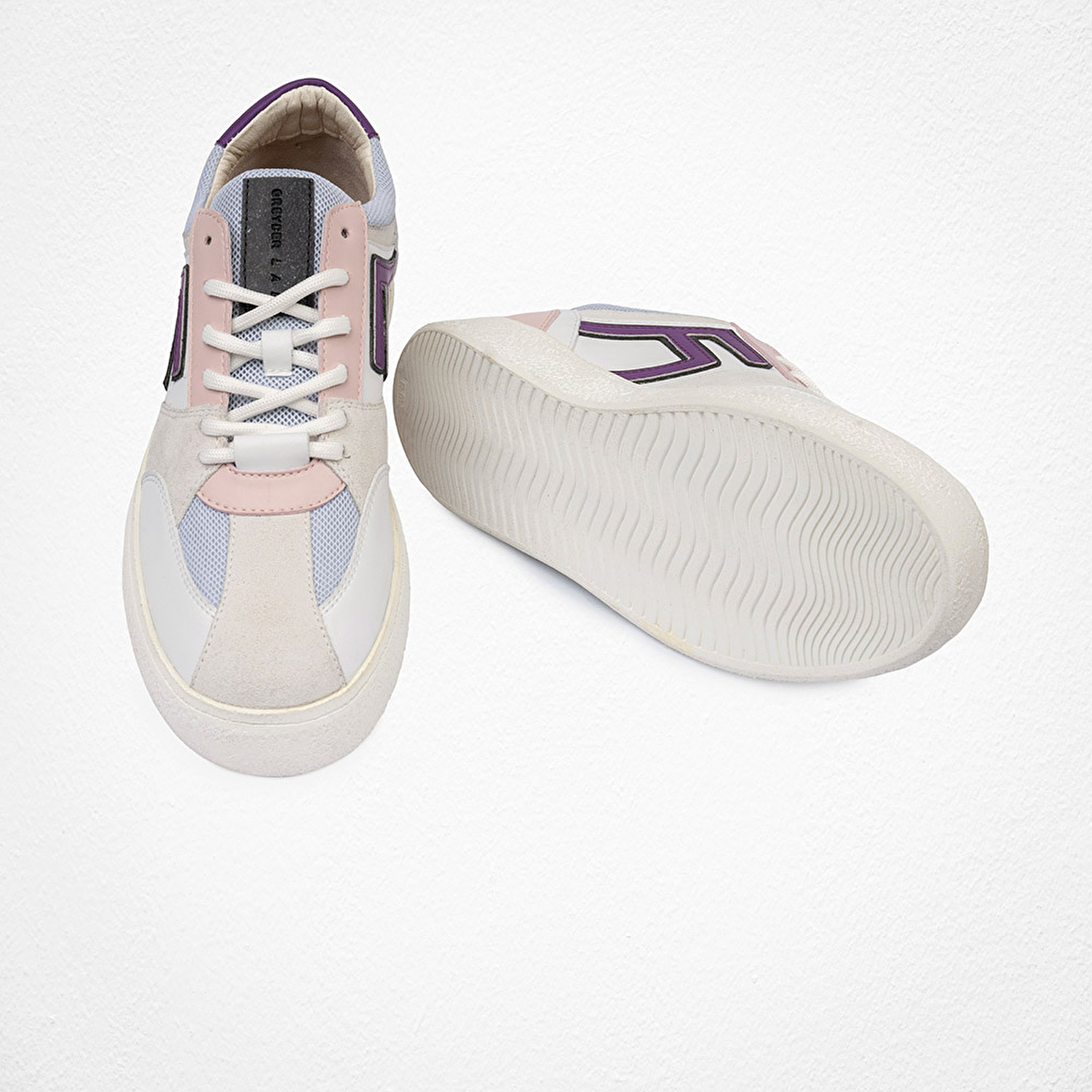 GreyderLab Kadın Mor Hakiki Deri Sneaker Ayakkabı 4Y2SA45131-6