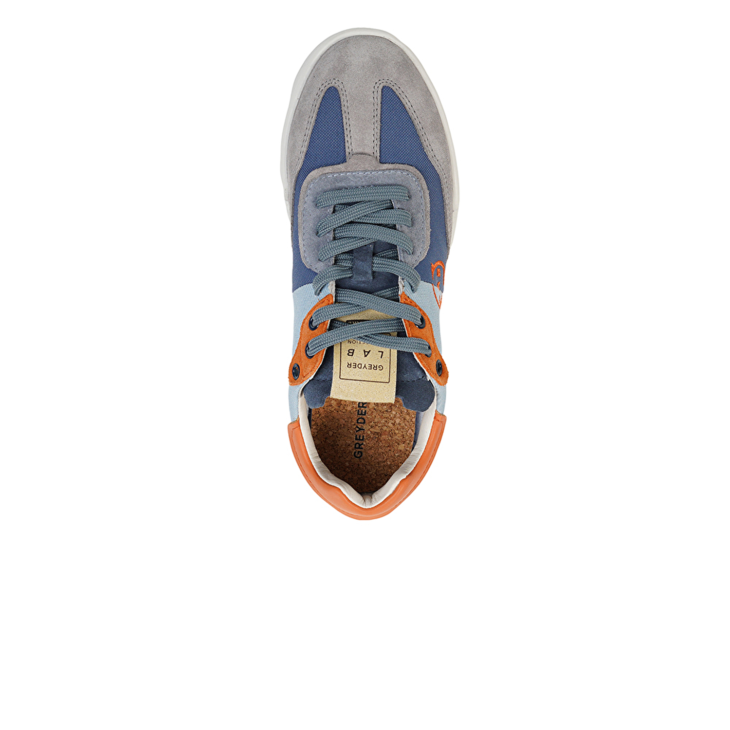 GreyderLab Kadın Mavi Hakiki Deri Sneaker Ayakkabı 4Y2SA45150-3
