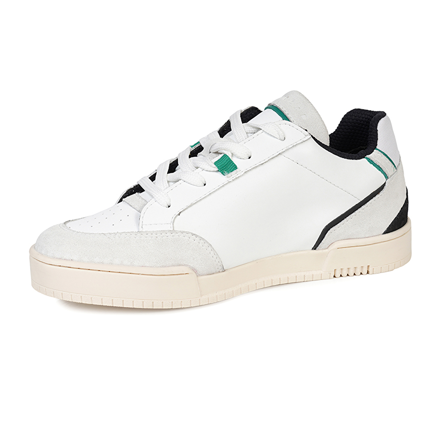 Kadın Beyaz Hakiki Deri Sneaker Ayakkabı 4Y2SA45151-2