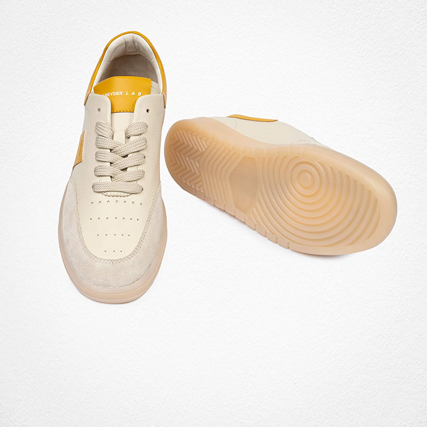 GreyderLAB Kadın Sarı Hakiki Deri Sneaker Ayakkabı 4Y2SA45160-6