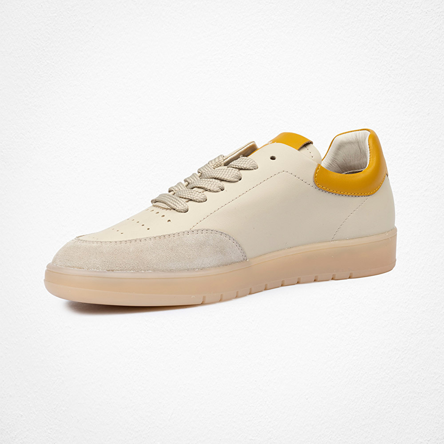 GreyderLAB Kadın Sarı Hakiki Deri Sneaker Ayakkabı 4Y2SA45160-3